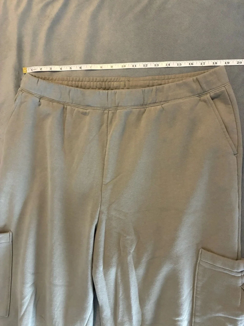 Roots Men's Cargo Sweatpants in Olive - Picture 9 of 11